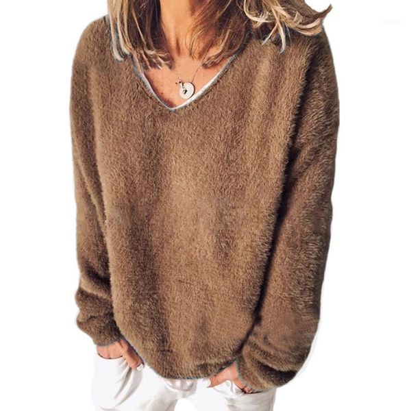 winter women sweatshirt cashmere plus size loose women's autumn casual v neck long sleeve knitted pullover sweater sweaters, White;black
winter women sweatshirt cashmere plus size loose women's autumn casual v neck long sleeve knitted pullover sweater sweaters, White;black