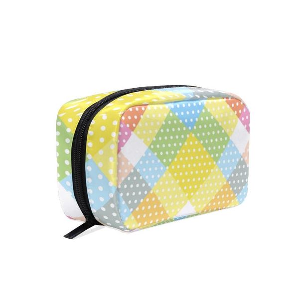 fengju makeup cosmetic bag portable toiletries bag fashionable square storage for girls lady woman dots geometry
fengju makeup cosmetic bag portable toiletries bag fashionable square storage for girls lady woman dots geometry