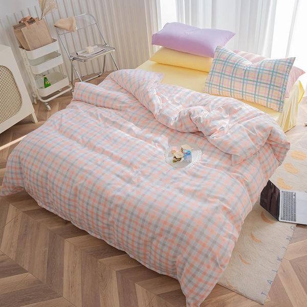 bedding sets orange plaid girls solid color modern duvet cover bed sheet pillowcases bedclothes twin full size 3/4pcs
bedding sets orange plaid girls solid color modern duvet cover bed sheet pillowcases bedclothes twin full size 3/4pcs