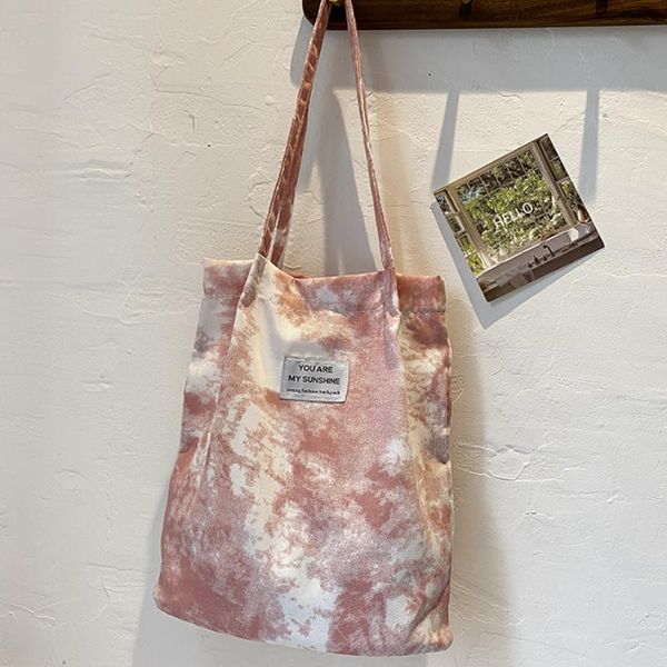 evening bags large-capacity tie-dye canvas tote shoulder letter label handbag casual simple shopping travel for women 2021 summer
evening bags large-capacity tie-dye canvas tote shoulder letter label handbag casual simple shopping travel for women 2021 summer