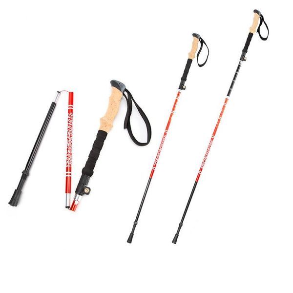 trekking poles outdoor 5-section folding sticks aluminum alloy crutches with external lock mini walking climbing stick
trekking poles outdoor 5-section folding sticks aluminum alloy crutches with external lock mini walking climbing stick