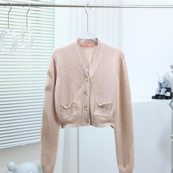 women's knits & tees women v-neck short knit sweater cardigan with pockets single-breasted ladies long sleeve knitwear 2021 early autum, White
women's knits & tees women v-neck short knit sweater cardigan with pockets single-breasted ladies long sleeve knitwear 2021 early autum, White