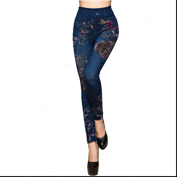 fashion slim women leggings faux denim jeans leggings long floral printing casual faux denim leggings pencil pants fleece, Black
fashion slim women leggings faux denim jeans leggings long floral printing casual faux denim leggings pencil pants fleece, Black