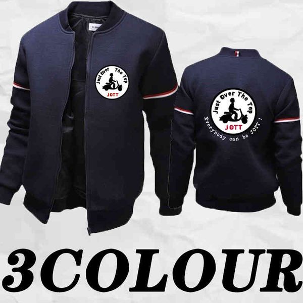 men's autumn and winter solid color coat jott printed casual outdoor baseball suit fashion slim fit sports zipper jacket, Black;brown
men's autumn and winter solid color coat jott printed casual outdoor baseball suit fashion slim fit sports zipper jacket, Black;brown