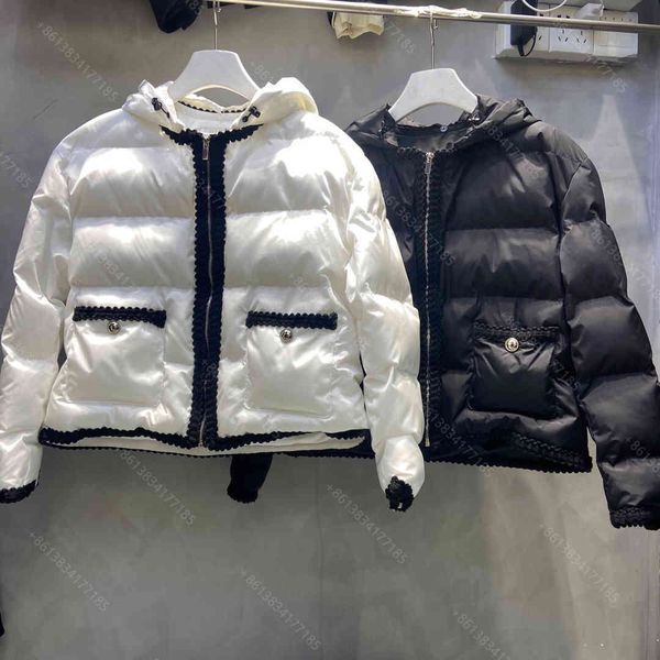 winter designer women down jacket coat hat is removable 98% high-end hooded bread jacket logo pd brand belt waist midi ladies girl super war, Black
winter designer women down jacket coat hat is removable 98% high-end hooded bread jacket logo pd brand belt waist midi ladies girl super war, Black