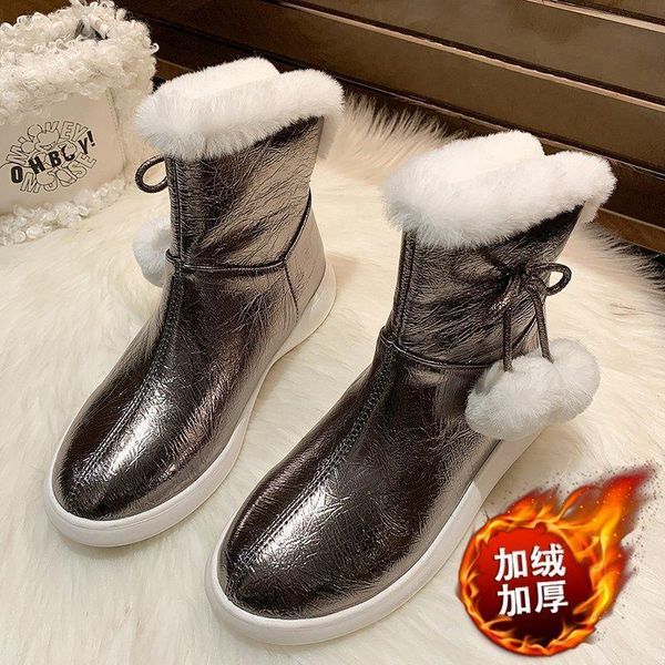 boots skidproof sole cosy for flat with walking in the snow boot keep warm russia winter shoes women botas mujer 2021, Black
boots skidproof sole cosy for flat with walking in the snow boot keep warm russia winter shoes women botas mujer 2021, Black