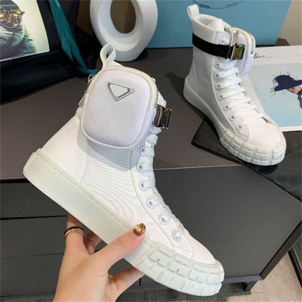 prad designers wheel re-nylon luxury shoes men women high-sneakers nylon pouch leather lining cotton laces 14 cm boot leg causal shoe size z, Black
prad designers wheel re-nylon luxury shoes men women high-sneakers nylon pouch leather lining cotton laces 14 cm boot leg causal shoe size z, Black
