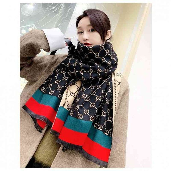 design scarf women's high-grade double-sided cashmere shawl air conditioning room office thickened warm versatile shawl autumn and scar, Blue;gray
design scarf women's high-grade double-sided cashmere shawl air conditioning room office thickened warm versatile shawl autumn and scar, Blue;gray