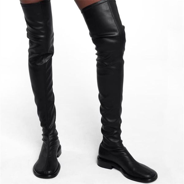 boots stretch thigh high women genuine leather casual over-the-knee boot female black dance fetish shoes large size
boots stretch thigh high women genuine leather casual over-the-knee boot female black dance fetish shoes large size