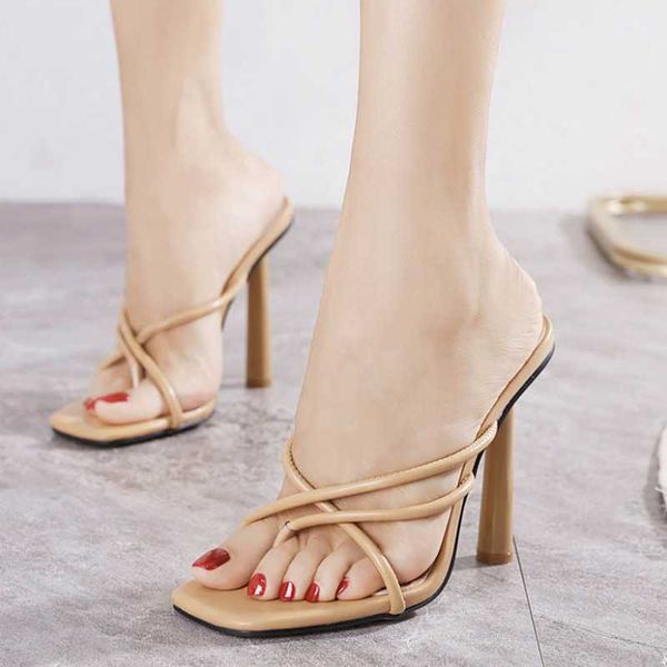 new simple solid square toe women sandals slip on summer ladies' clip toe high heel shoes slipper casual for work, Black
new simple solid square toe women sandals slip on summer ladies' clip toe high heel shoes slipper casual for work, Black