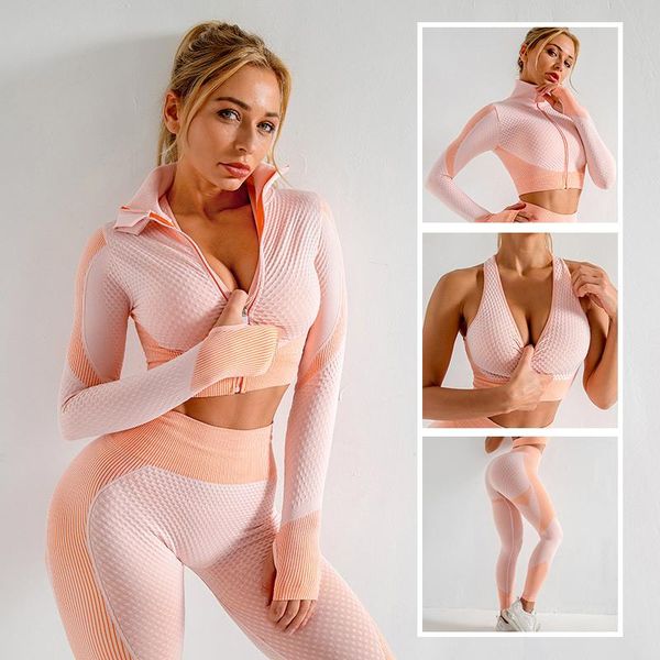 women's yoga sets 3 piece set leggings + sports bras + jacket gym clothing fitness sports suit seamless women clothes 2021, White;red
women's yoga sets 3 piece set leggings + sports bras + jacket gym clothing fitness sports suit seamless women clothes 2021, White;red
