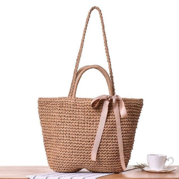 evening bags summer fashion woven straw bag 2021 casual holiday beach shoulder ribbons bucket small lady handbag
evening bags summer fashion woven straw bag 2021 casual holiday beach shoulder ribbons bucket small lady handbag