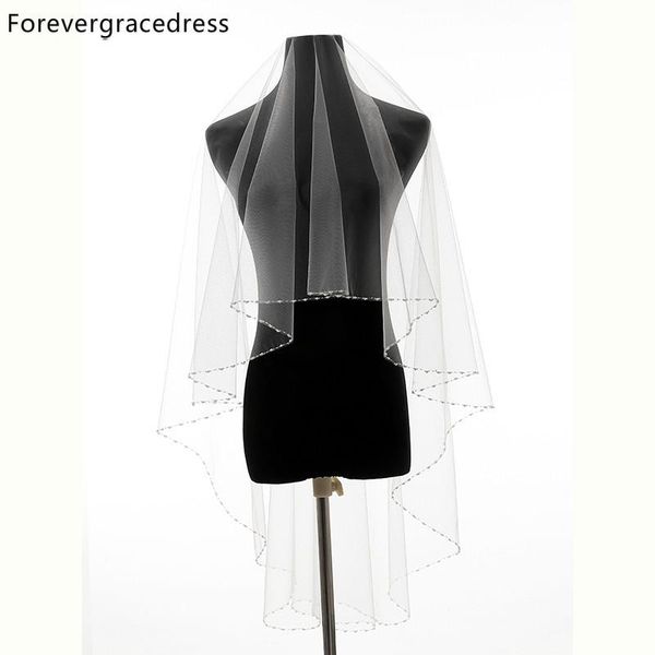 bridal veils forevergracedress 100% real po bead edge one layer wedding accessories tulle veil with comb, Black
bridal veils forevergracedress 100% real po bead edge one layer wedding accessories tulle veil with comb, Black