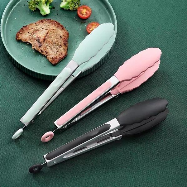 tablewine racks silicone stainless steel food forceps, kitchen antiskid barbecue tools, salads, accessories
tablewine racks silicone stainless steel food forceps, kitchen antiskid barbecue tools, salads, accessories