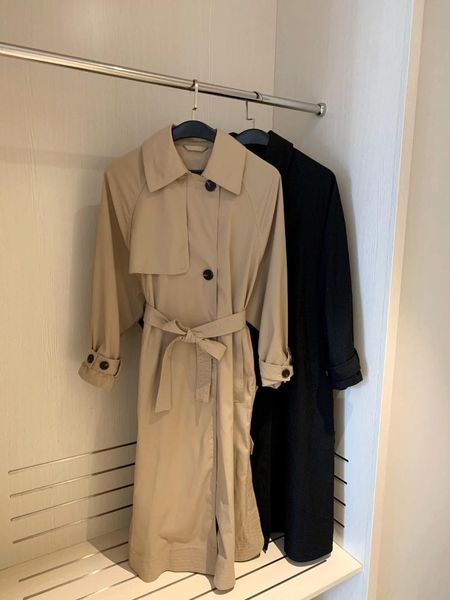 women's wool & blends xiaohe fashion 21 early autumn windbreaker plain cloth cloak coat belt single row buckle high grade y008308~, Black
women's wool & blends xiaohe fashion 21 early autumn windbreaker plain cloth cloak coat belt single row buckle high grade y008308~, Black