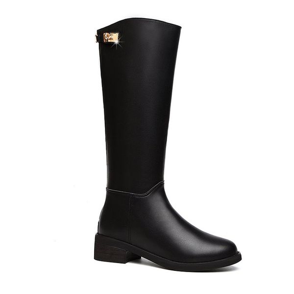 2021 new wildlife gold-colored metal buckle knee knight high plutonium women's boots short teddy shoes bottom zipper heels thick v1hb, Black
2021 new wildlife gold-colored metal buckle knee knight high plutonium women's boots short teddy shoes bottom zipper heels thick v1hb, Black