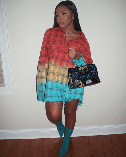 hhdmv 2021 fashion street hip hop style short dresses long sleeve lapel dresses single-breasted plaid mini short, Black;gray
hhdmv 2021 fashion street hip hop style short dresses long sleeve lapel dresses single-breasted plaid mini short, Black;gray