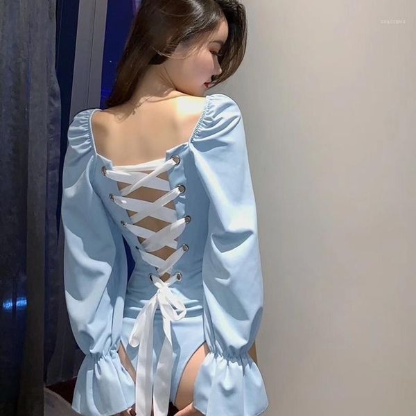 bodies woman long sleeve backless bandage jumpsuit 2021 overalls paysuits square neck casual slim cute bodysuit female os093 women's ju, Black;white
bodies woman long sleeve backless bandage jumpsuit 2021 overalls paysuits square neck casual slim cute bodysuit female os093 women's ju, Black;white