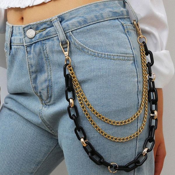 belts pant chain creative 3 layers fashion hiphop punk trousers belt for women girls keychain jewelry accessories, Black;brown
belts pant chain creative 3 layers fashion hiphop punk trousers belt for women girls keychain jewelry accessories, Black;brown