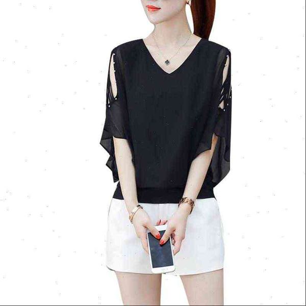 womens women blouses spring summer style chiffon shirt v neck half sleeve off shoulder solid color elegant casual dd8610, White
womens women blouses spring summer style chiffon shirt v neck half sleeve off shoulder solid color elegant casual dd8610, White