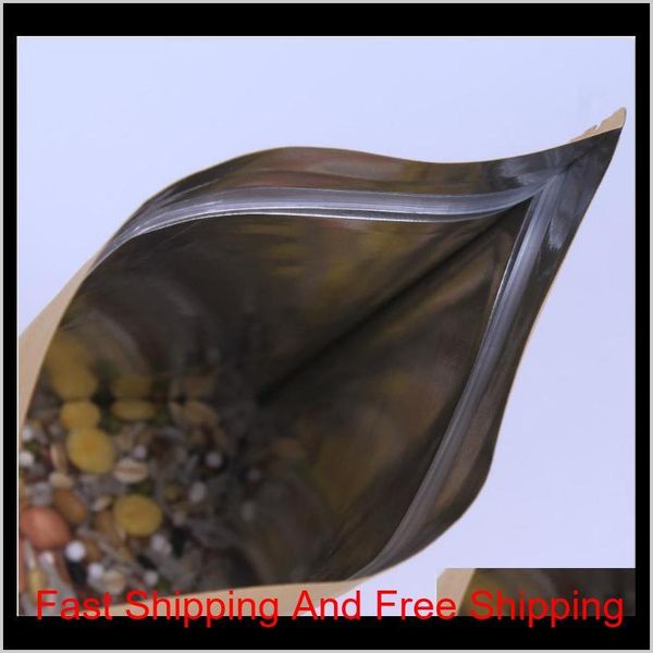 500pcs zipper brown kraft aluminizing pouch,stand up kraft paper aluminium foil bag resealable zip lock grip seal qylqey pthome
500pcs zipper brown kraft aluminizing pouch,stand up kraft paper aluminium foil bag resealable zip lock grip seal qylqey pthome