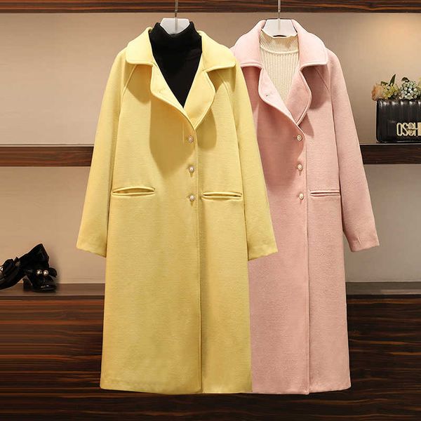 plus size 4xl wool long coat new casual vintage solid thick full coats autumn winter woolen coat women casaco feminino, Black
plus size 4xl wool long coat new casual vintage solid thick full coats autumn winter woolen coat women casaco feminino, Black