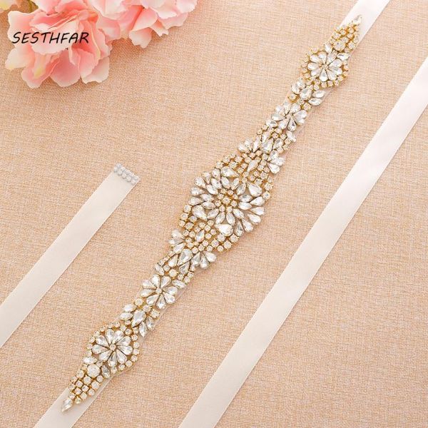 wedding sashes sesthfar pearls bridal belt gold crystal rhinestone beads sash for women formal dress, White
wedding sashes sesthfar pearls bridal belt gold crystal rhinestone beads sash for women formal dress, White