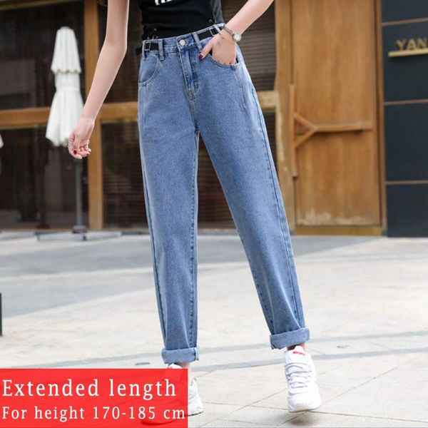 women's jeans 2021 spring women looose denim fashion korean boyfriend style pants plus size extended length for height 170-185cm, Blue
women's jeans 2021 spring women looose denim fashion korean boyfriend style pants plus size extended length for height 170-185cm, Blue