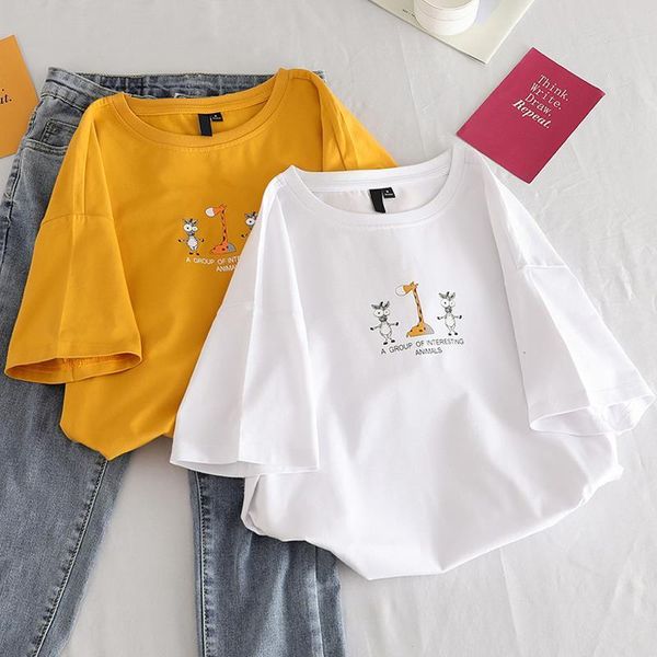 giraffe graphic cute t shirt girl student short sleeve tees casual fashion funny cartoon white t-shirt for women oversized
giraffe graphic cute t shirt girl student short sleeve tees casual fashion funny cartoon white t-shirt for women oversized