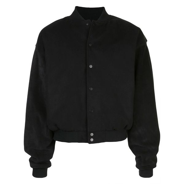 season 6 pilot wool short black jacket high street boys must have patchwork sleeves suede coat embroidered, Black;brown
season 6 pilot wool short black jacket high street boys must have patchwork sleeves suede coat embroidered, Black;brown