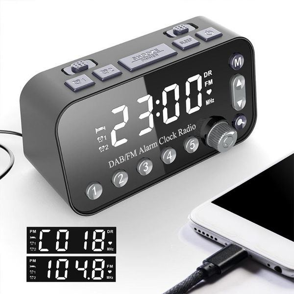 radio digital alarm clock dab fm radio, dual usb charging port lcd display backlight adjustable volume 
radio digital alarm clock dab fm radio, dual usb charging port lcd display backlight adjustable volume