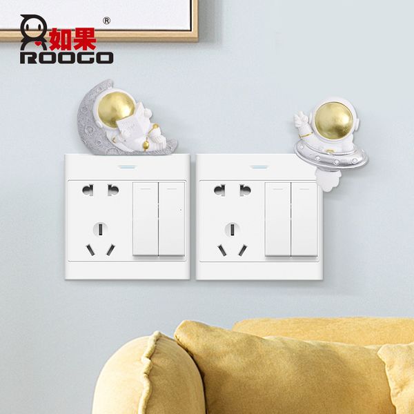 stickers if luminous the astronaut switch is pasted on wall, creative socket protective sleeve three-dimensional decorative paste
stickers if luminous the astronaut switch is pasted on wall, creative socket protective sleeve three-dimensional decorative paste