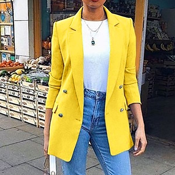2021 new fashio blazer feminino elegant chaqueta mujer casual work wea jaqueta feminina jackets coat women marynarka damska jnts, White;black
2021 new fashio blazer feminino elegant chaqueta mujer casual work wea jaqueta feminina jackets coat women marynarka damska jnts, White;black
