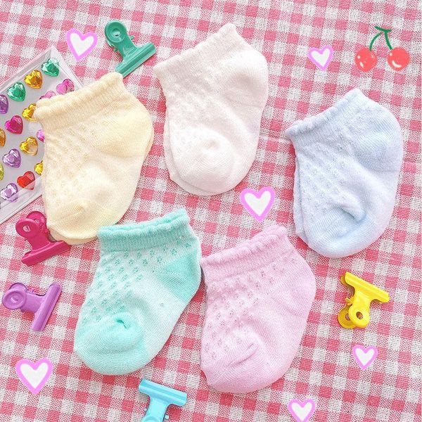 socks 5 pairs/many baby cotton shallow mouth fishnet boys and girls solid color born boat, Pink;yellow
socks 5 pairs/many baby cotton shallow mouth fishnet boys and girls solid color born boat, Pink;yellow