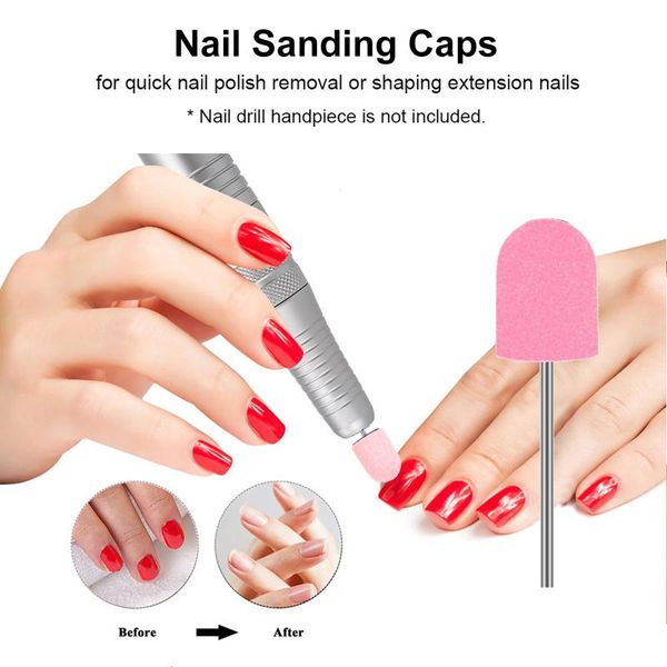 nail art equipment 10pcs 120# sanding caps sand ring pedicure & manicure tool with 1pcs rubber, Silver
nail art equipment 10pcs 120# sanding caps sand ring pedicure & manicure tool with 1pcs rubber, Silver