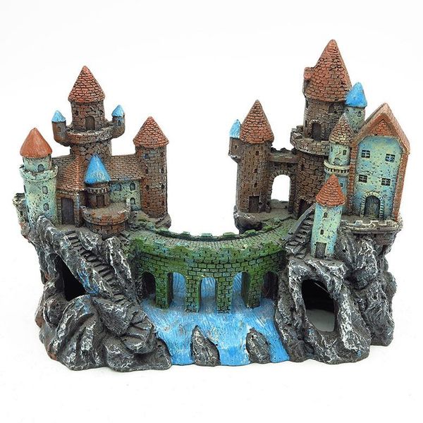 decorations big castle aquarium decoration hand painted with realistic details resin fish tank ornament multi-color
decorations big castle aquarium decoration hand painted with realistic details resin fish tank ornament multi-color