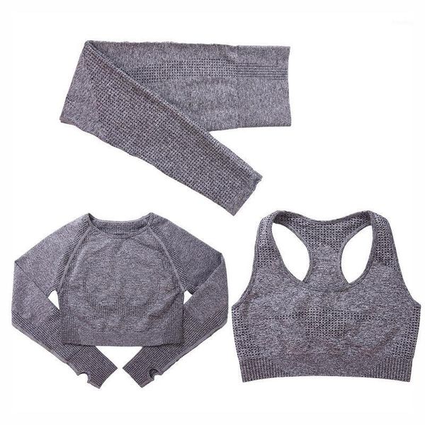 yoga outfit 3pcs women seamless set active wear gym clothing fitness bra crop long sleeve and high waist leggings sports suits
yoga outfit 3pcs women seamless set active wear gym clothing fitness bra crop long sleeve and high waist leggings sports suits