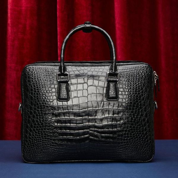 briefcases 2021 siamese crocodile genuine leather man's briefcase business leisure trip office document men messenger bag luxury design
briefcases 2021 siamese crocodile genuine leather man's briefcase business leisure trip office document men messenger bag luxury design