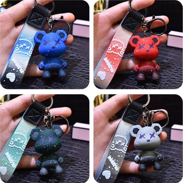 key ring pvc keychain diy craft cartoon bear handmade colorful chameleon key chains charm pendant keychains for women gifts, Silver
key ring pvc keychain diy craft cartoon bear handmade colorful chameleon key chains charm pendant keychains for women gifts, Silver
