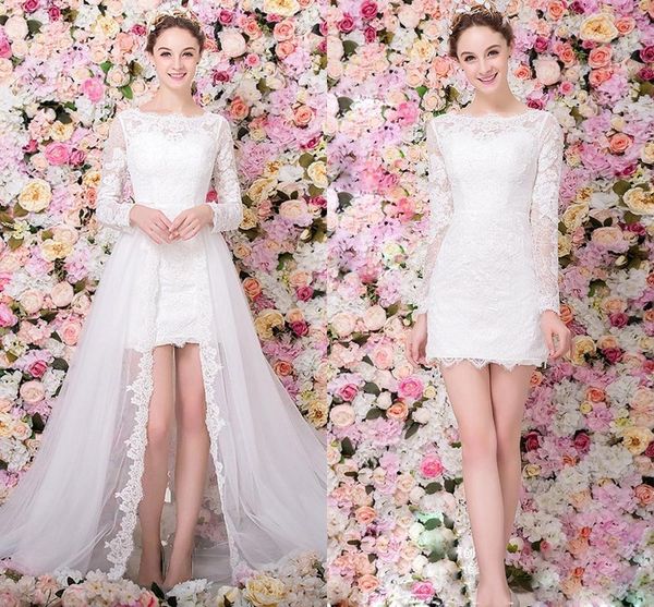 new beach wedding with detachable train 2021 lace appliqued tulle bride gowns robe de mariage 42ho, White
new beach wedding with detachable train 2021 lace appliqued tulle bride gowns robe de mariage 42ho, White