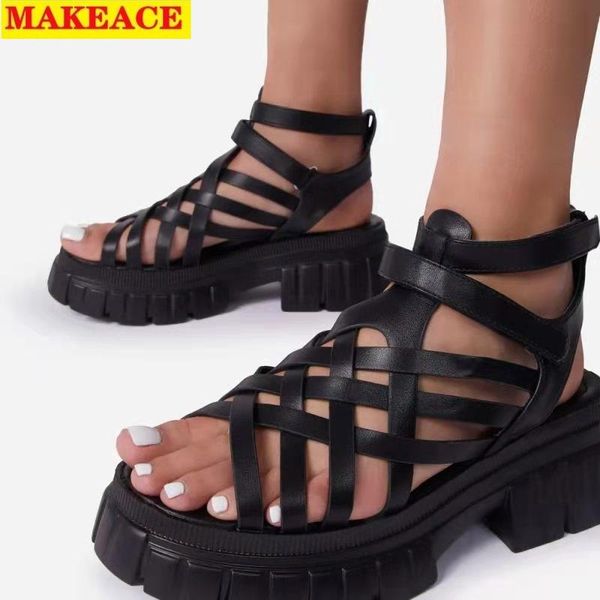 sandals women's sandal fashion leather woven gladiatore outdoor casual open toe platform shoes for women soft bottom comfortable, Black
sandals women's sandal fashion leather woven gladiatore outdoor casual open toe platform shoes for women soft bottom comfortable, Black