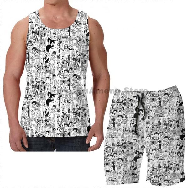 men's tracksuits summer funny print men tank women haikyuu manga collage beach shorts sets fitness vest, Gray
men's tracksuits summer funny print men tank women haikyuu manga collage beach shorts sets fitness vest, Gray