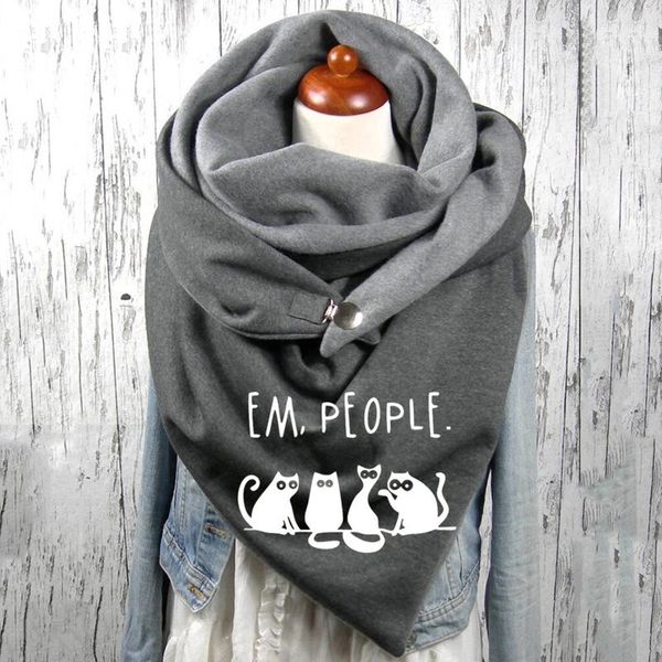 scarves korean fashion winter scarf for women printing button soft wrap casual warm shawls foulard femme neck bandana p5, Blue;gray
scarves korean fashion winter scarf for women printing button soft wrap casual warm shawls foulard femme neck bandana p5, Blue;gray