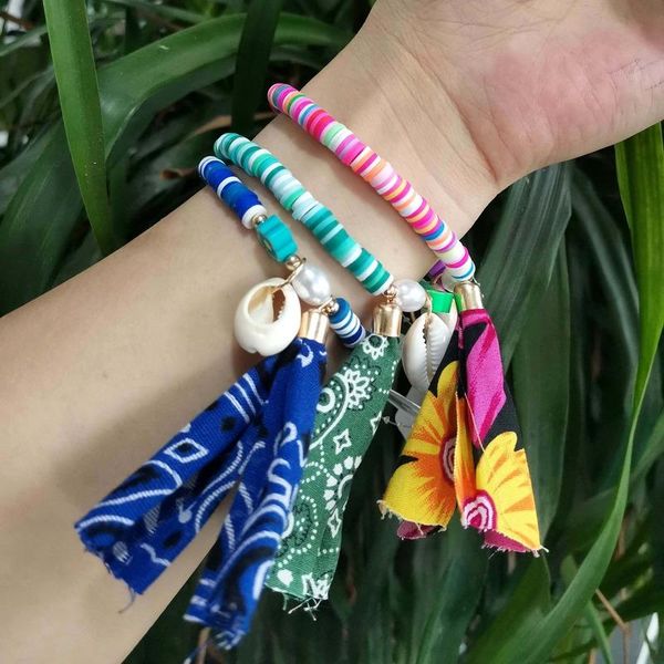 beaded, strands bohemian ethnic shell tassel pendants bracelet for women colorful polymer clay discs party hand jewelry gifts, Black
beaded, strands bohemian ethnic shell tassel pendants bracelet for women colorful polymer clay discs party hand jewelry gifts, Black