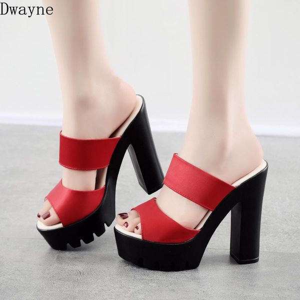 slippers super high-heel crude heel waterproof platform model catwalk flip flop fish mouth sandals and small size 32,33, Black
slippers super high-heel crude heel waterproof platform model catwalk flip flop fish mouth sandals and small size 32,33, Black