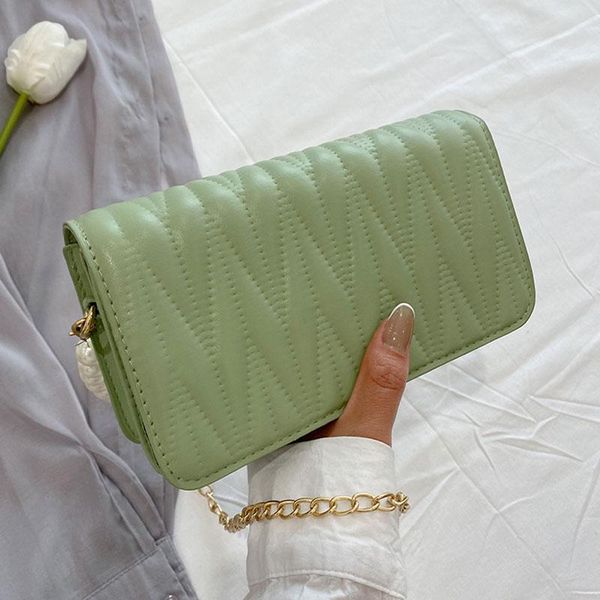 evening bags pu leather shoulder for women designer simple chain square handbags retro pleated small crossbody bag
evening bags pu leather shoulder for women designer simple chain square handbags retro pleated small crossbody bag