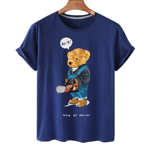 women's t-shirt dx100654 spring and summer style pure cotton cartoon lumbering bear pattern printing fresh short sleeve, White
women's t-shirt dx100654 spring and summer style pure cotton cartoon lumbering bear pattern printing fresh short sleeve, White