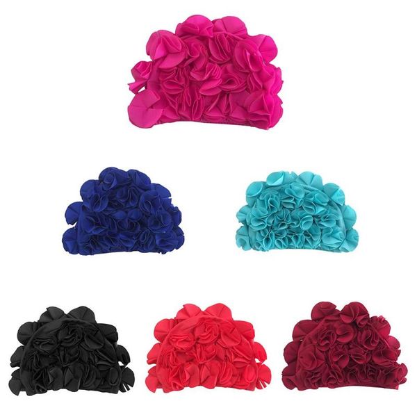 swimming caps three-dimensional petals handmade flowers women cap elastic solid swim pool unique size
swimming caps three-dimensional petals handmade flowers women cap elastic solid swim pool unique size