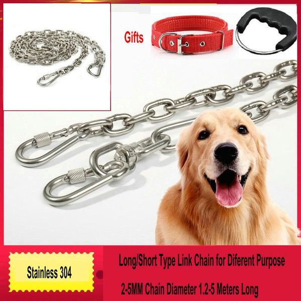 dog collars & leashes hq lc01 100% stainless steel 304 link chain leash pet dogs lead collar 2-5mm for small or large
dog collars & leashes hq lc01 100% stainless steel 304 link chain leash pet dogs lead collar 2-5mm for small or large