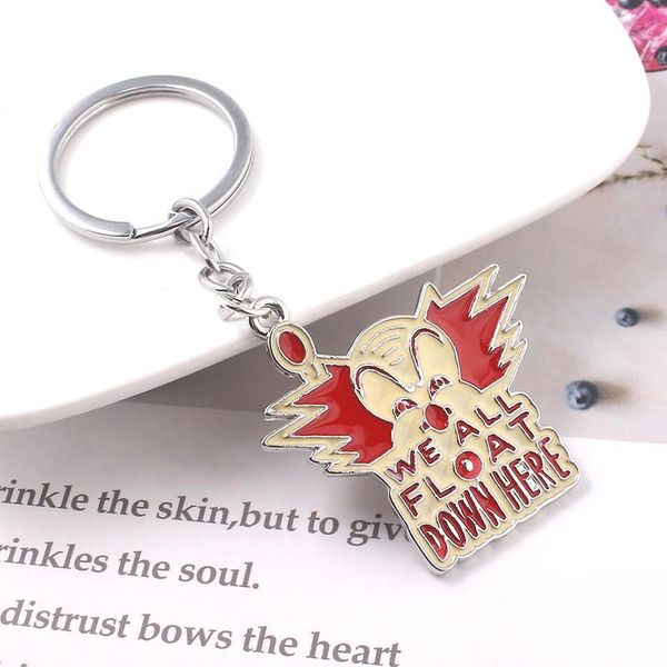 keychains stephen king's it clown cartoons gifts metal keychain pendant car keyholder gift key chain for men boys t108, Silver
keychains stephen king's it clown cartoons gifts metal keychain pendant car keyholder gift key chain for men boys t108, Silver